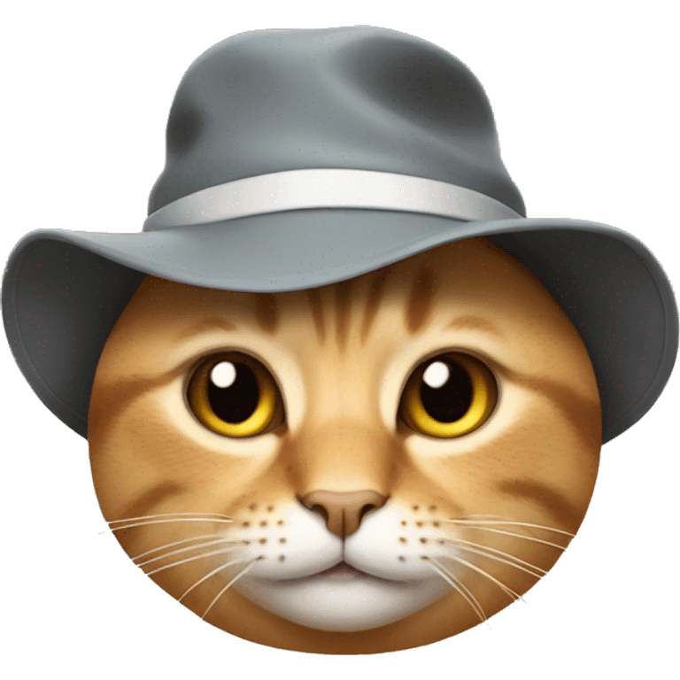 Cat wearing hat emoji