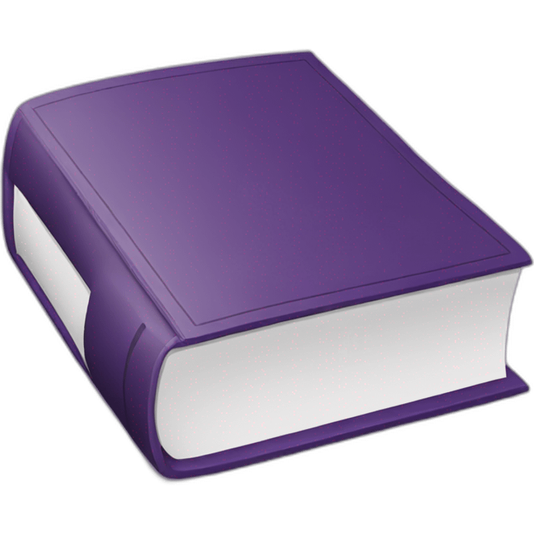 purple book with "CB" in the cover emoji