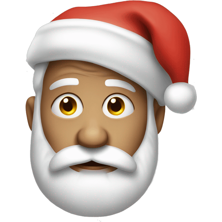 Sad Santa emoji