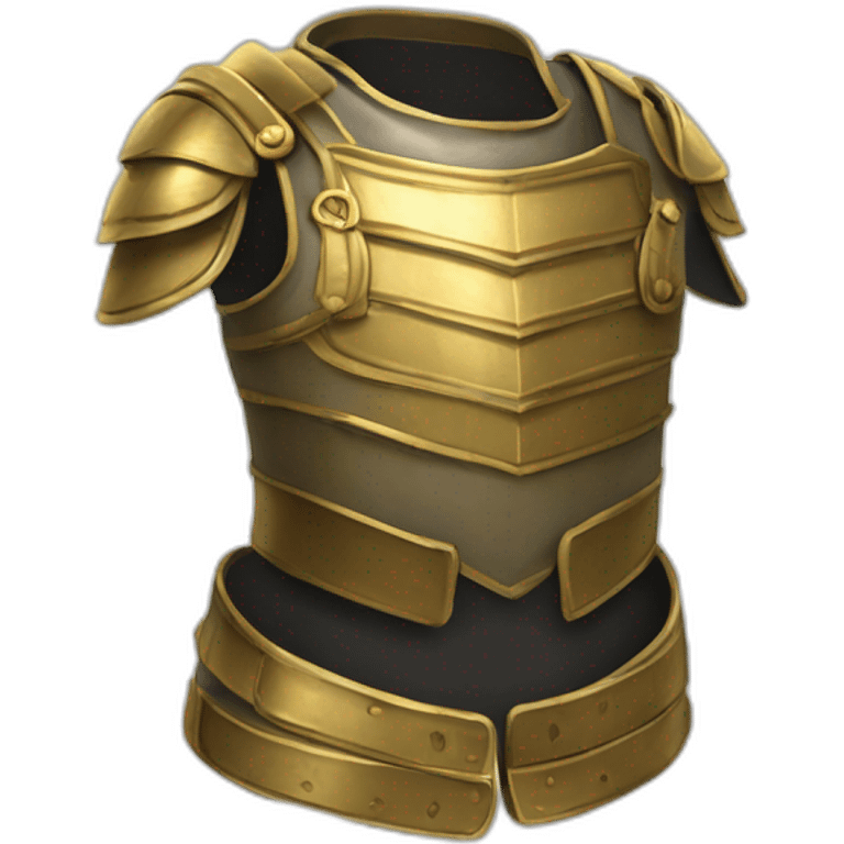 Chevalier armure en or emoji