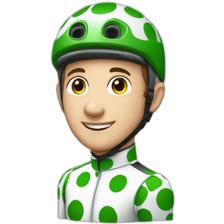 paul townend green polka dot jockey emoji