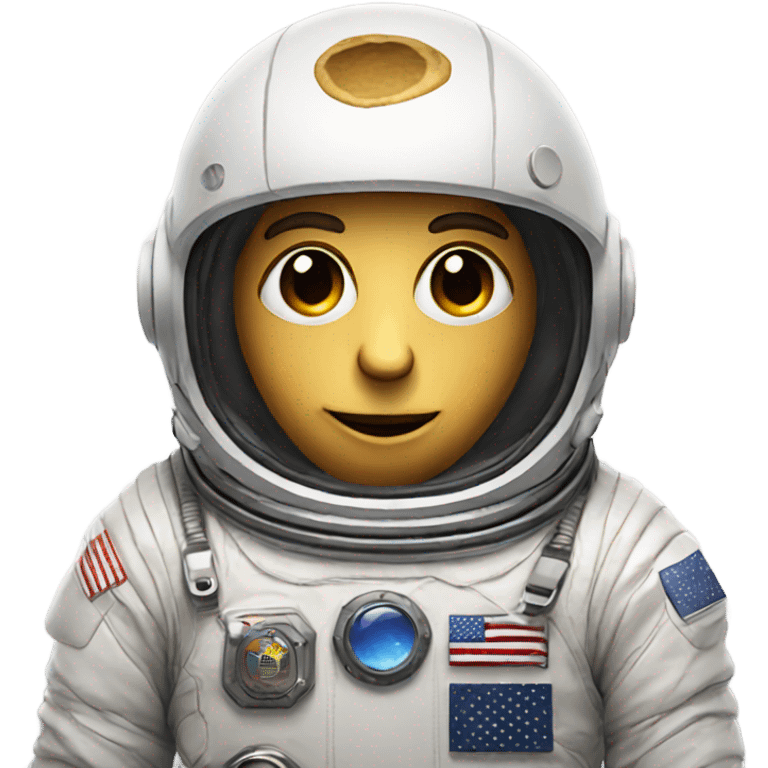 astronaut on owl  emoji