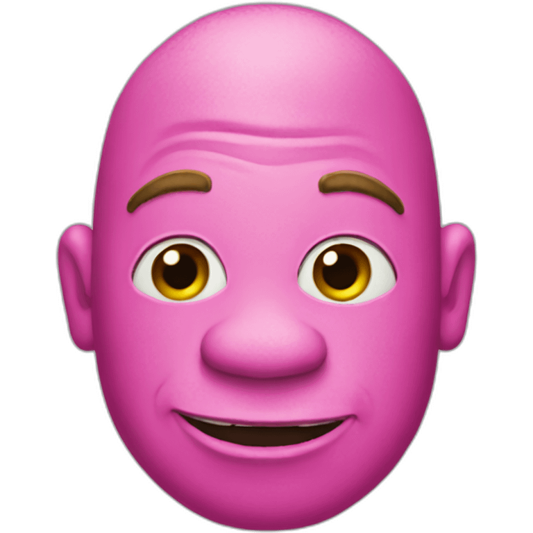 Pink Shrek  emoji