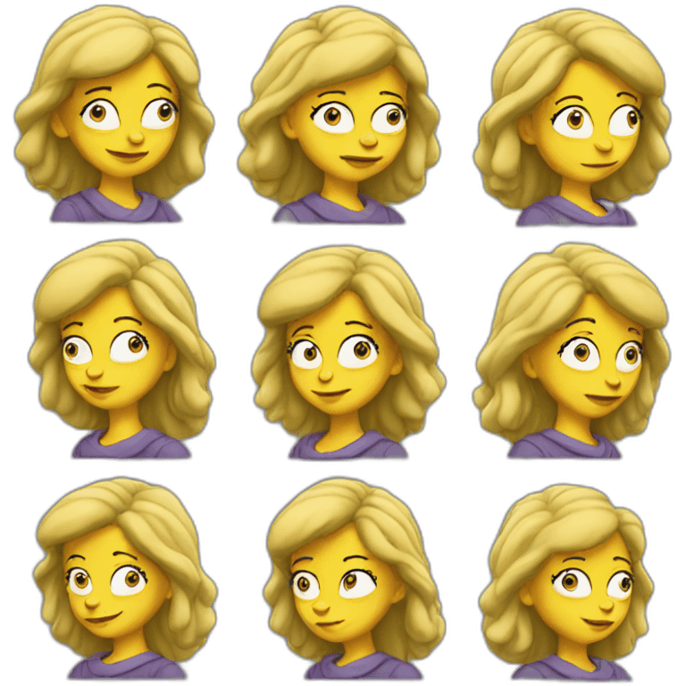 simpsons girl emoji