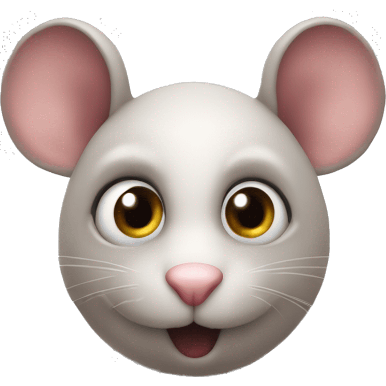 Raton con los Ojos enamorados emoji