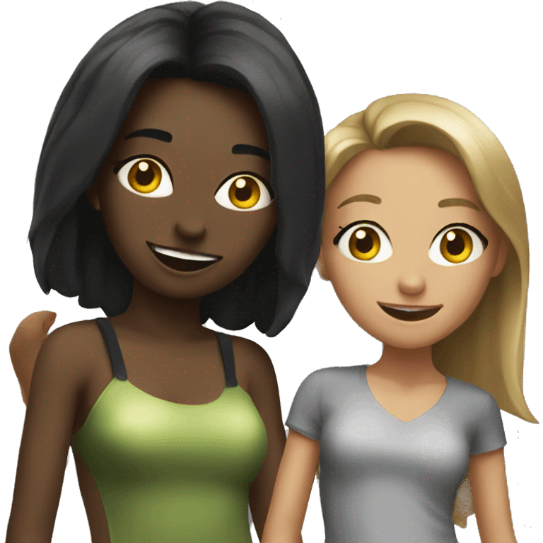 two girls partying emoji