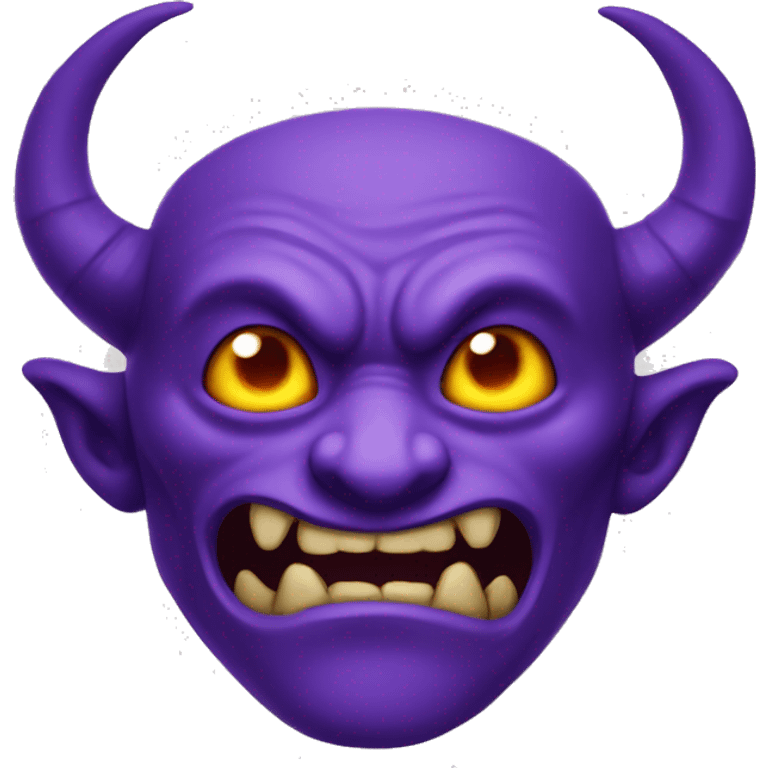 purple demon emoji