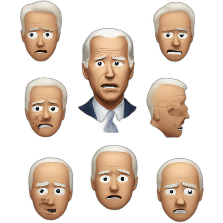 Joe Biden head trauma emoji