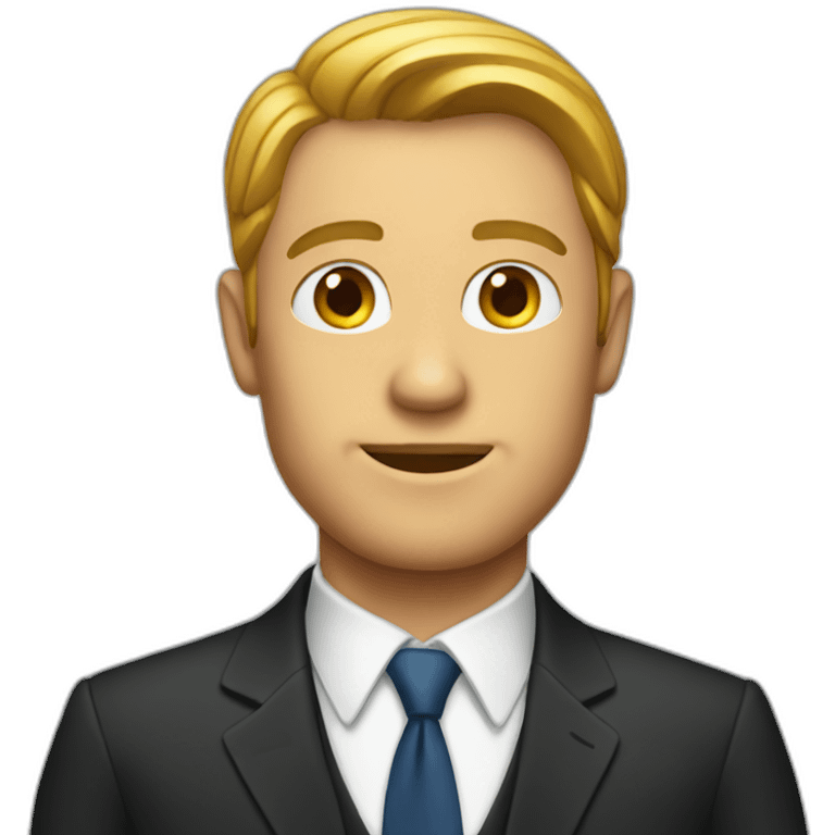 a man in suit emoji