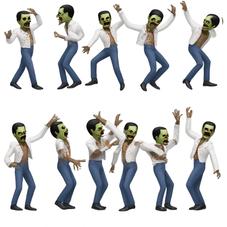 freddie mercury zombie dancing emoji