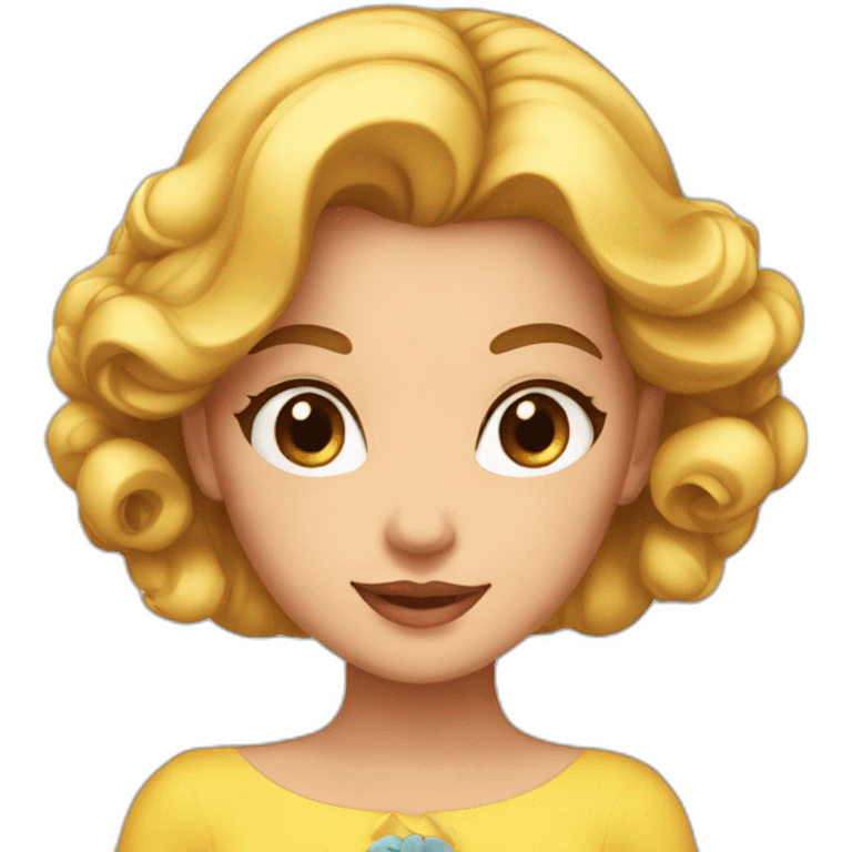 belle fille emoji