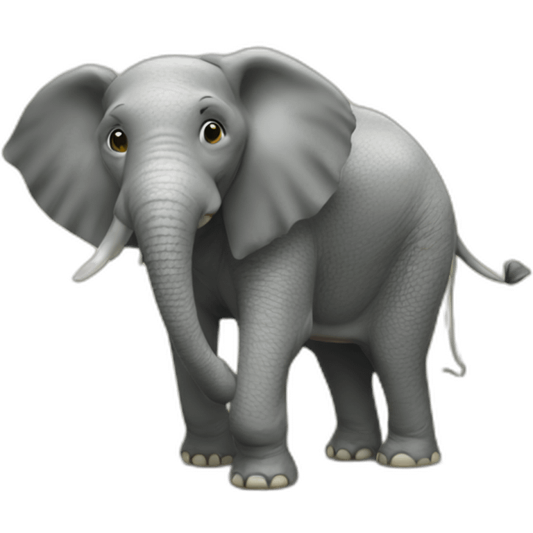 Elefant on acation emoji