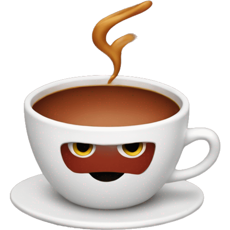 Red coffe emoji