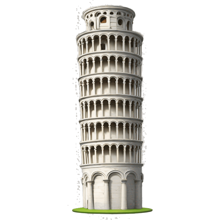 Very small Leaning tower of pisa  emoji