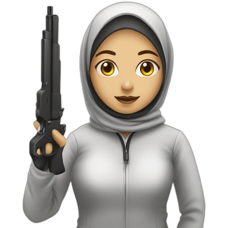 Hijabi crime scene investigator  emoji