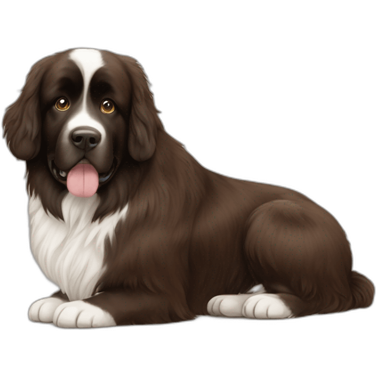 brown landseer newfoundland emoji