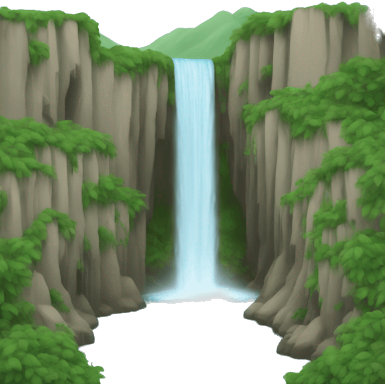 Waterfall emoji