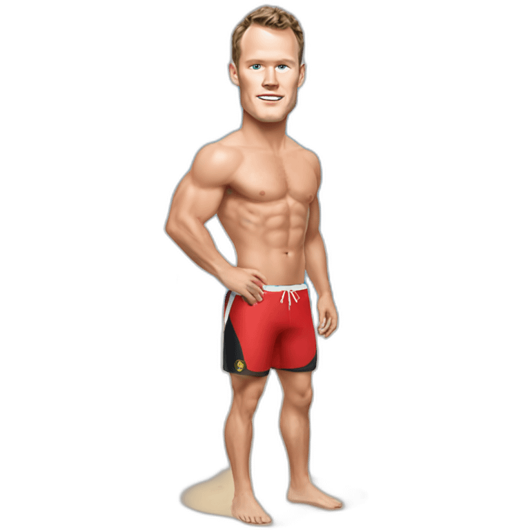 Jonathan Toews as a beach body emoji