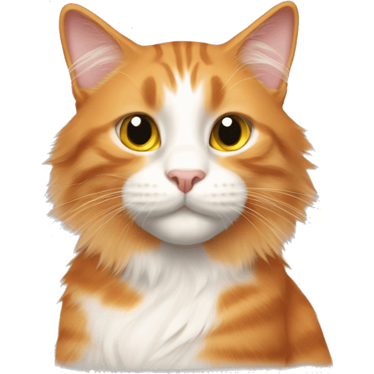 mainecoone orange cat emoji