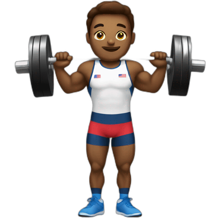 Olympic weightlifter emoji