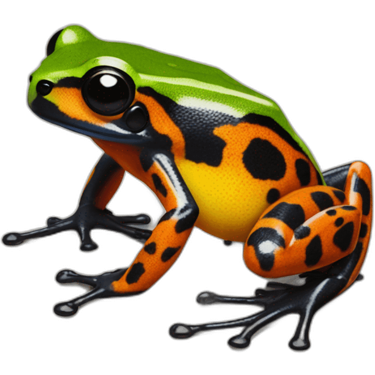 Dart frog oophaga pumilio emoji