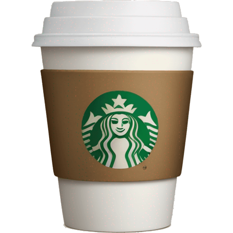 Cup of starbucks coffee emoji