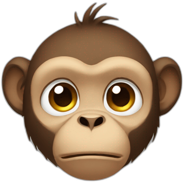 Monkey crying emoji