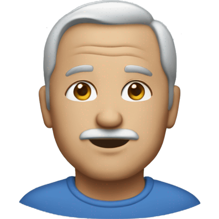 Blueprint middle aged man emoji