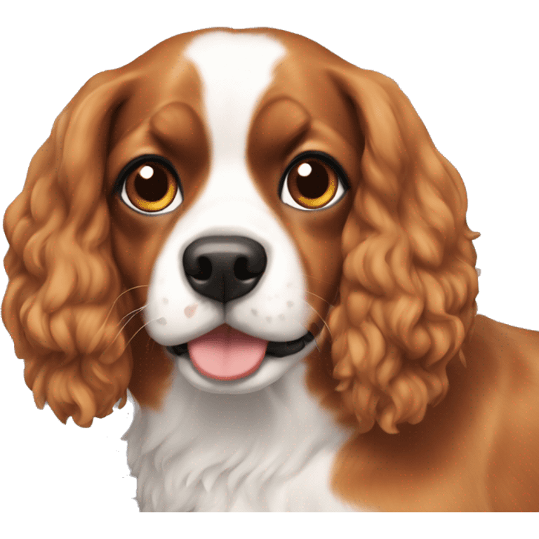 Cutt Cavalier dog emoji