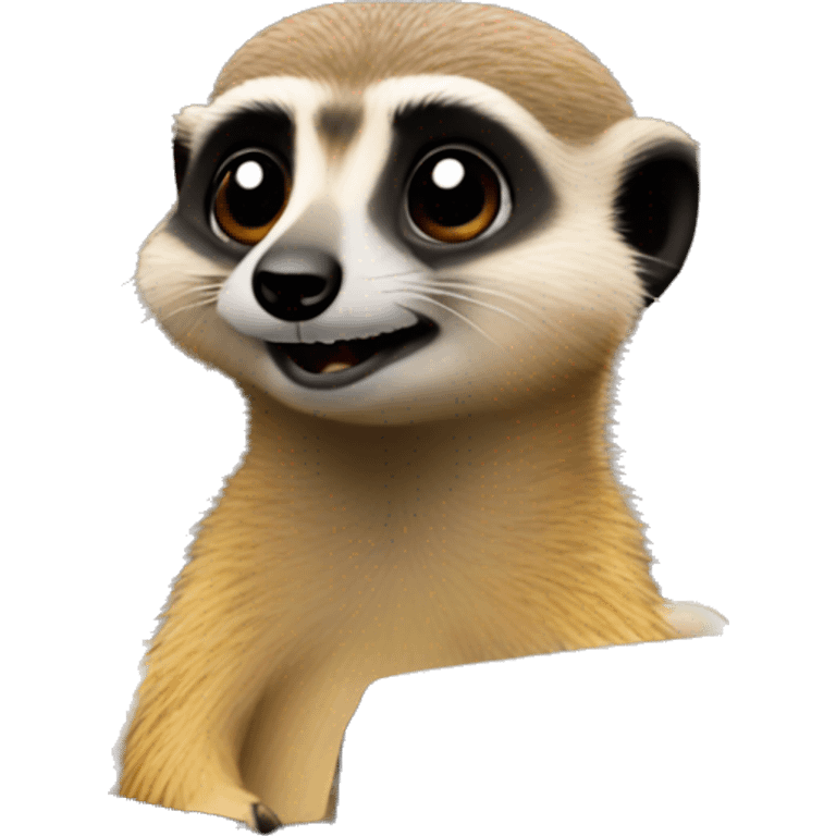 meerkat in a convertible emoji