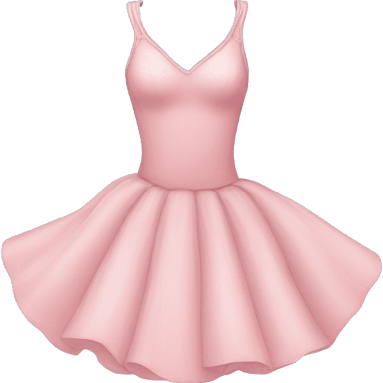 Soft pink ballerina dress emoji