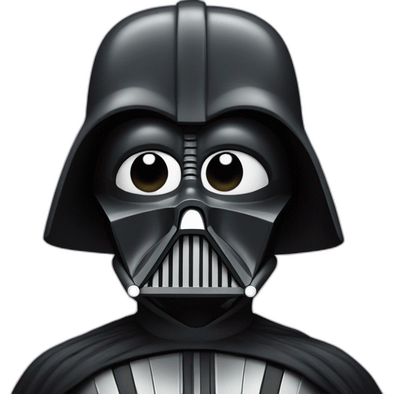 Darth vader desperate hands over his head emoji