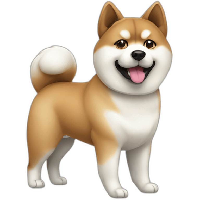 Akita inu brown emoji