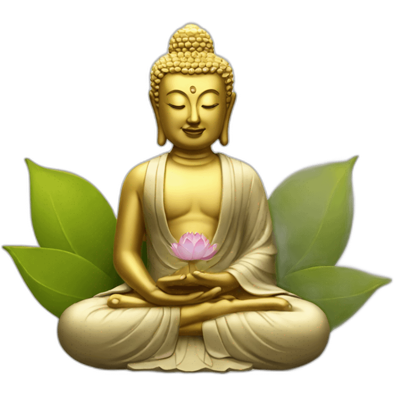 buddha model lotus emoji