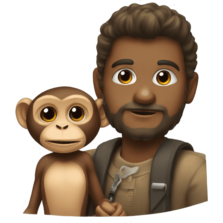 make exsprsso maschiene with a monkey emoji