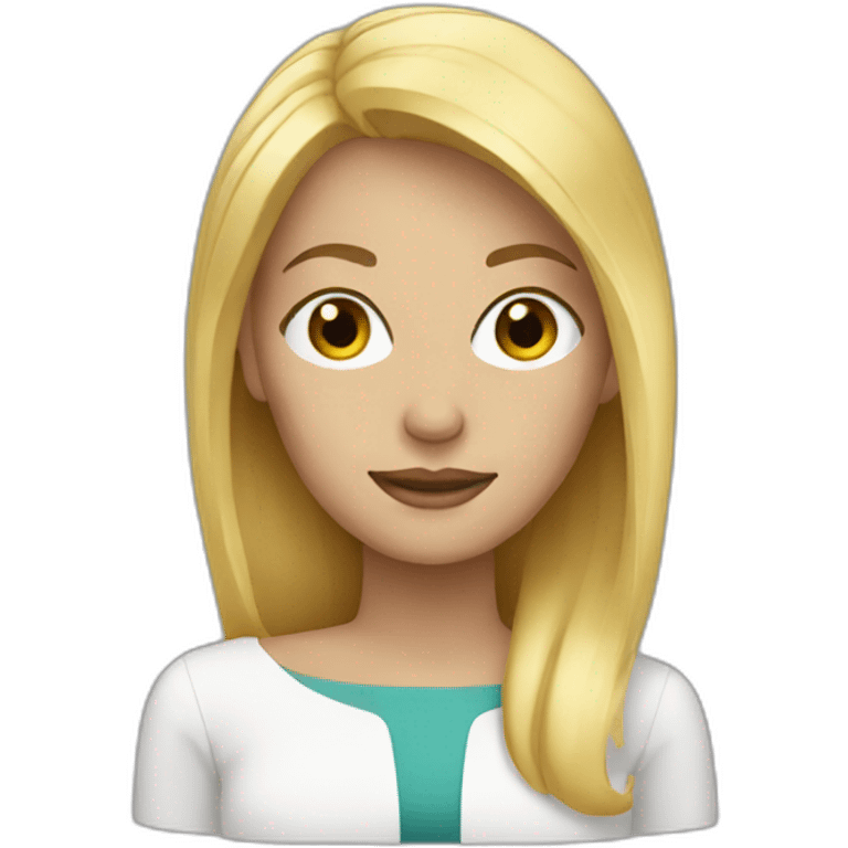 blonde woman emoji