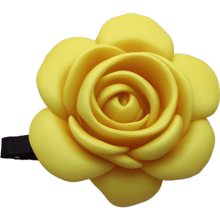 Rose Flower hairclip big  emoji