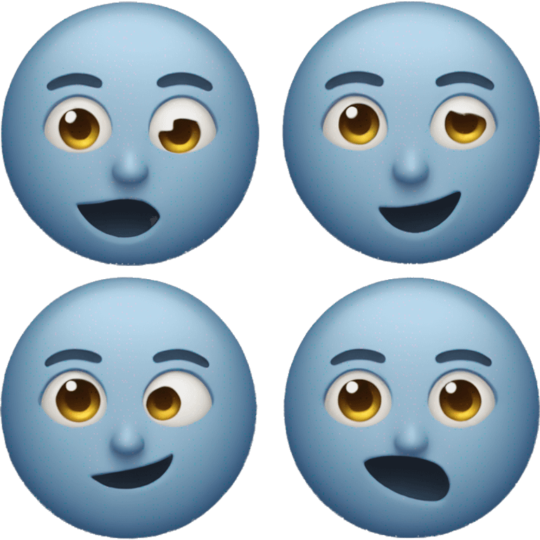 Blue moon emoji