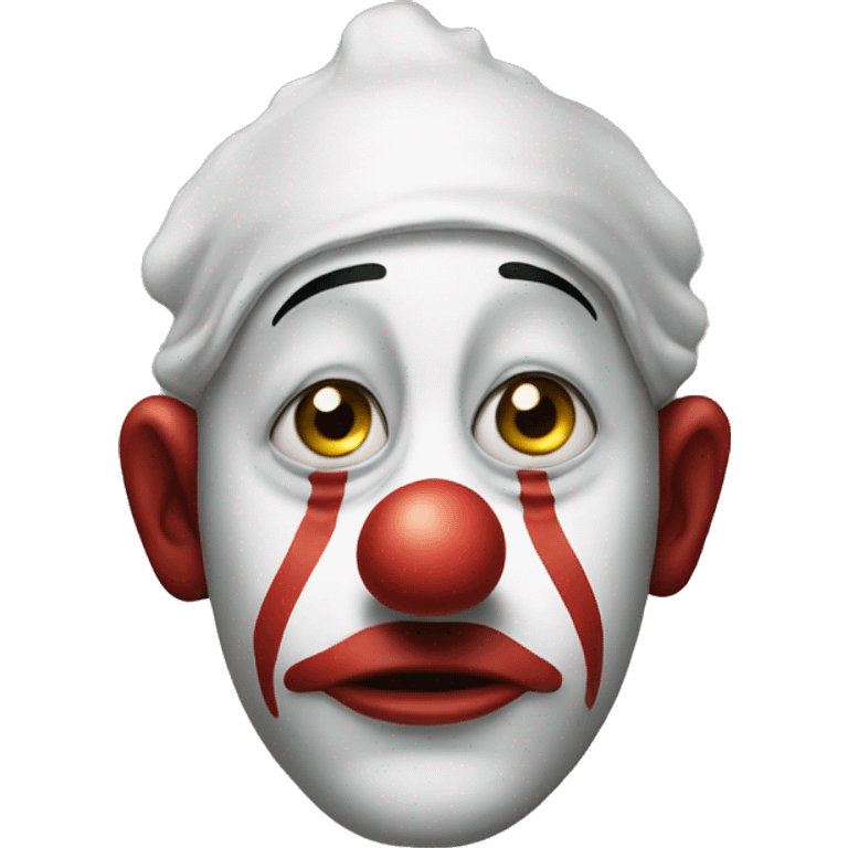 sad clown emoji