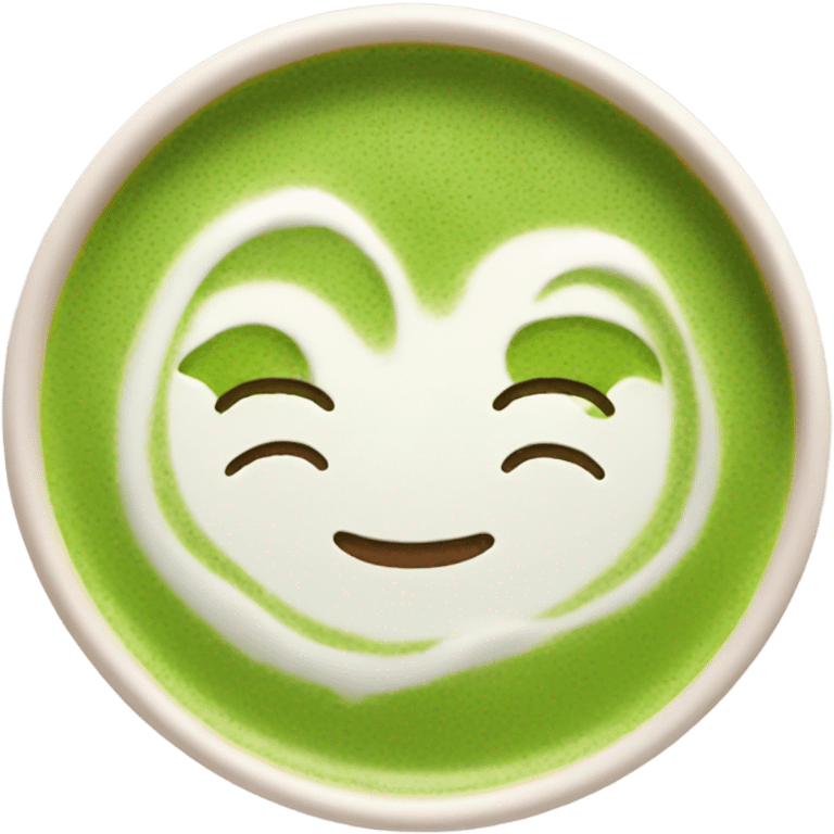 Matcha latte  emoji