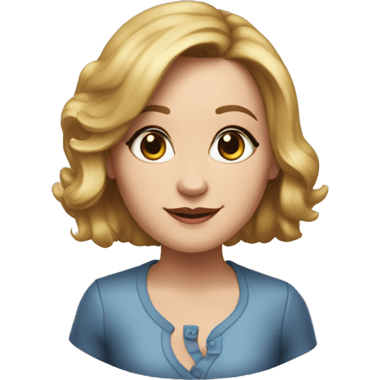 Claire Dunphy from Modern Family, portrait emoji