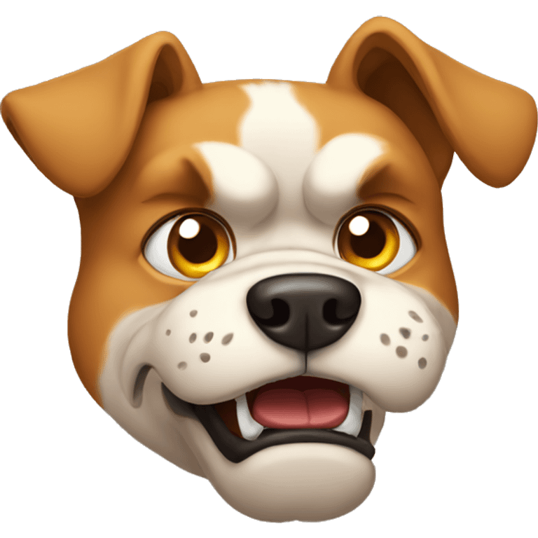 angry dog emoji