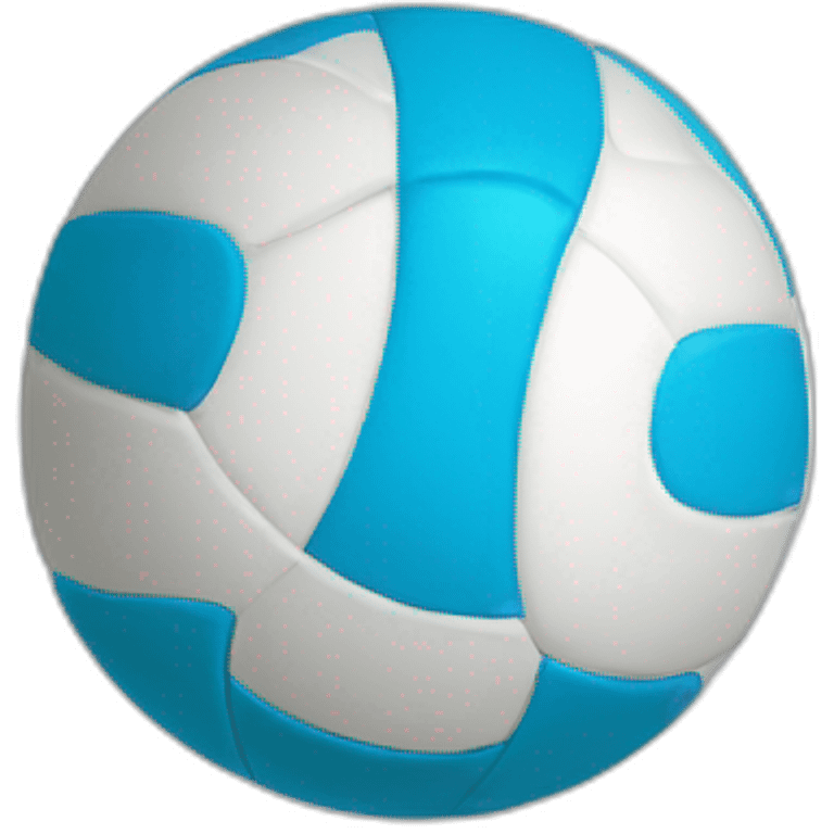 pelota de voley celeste emoji