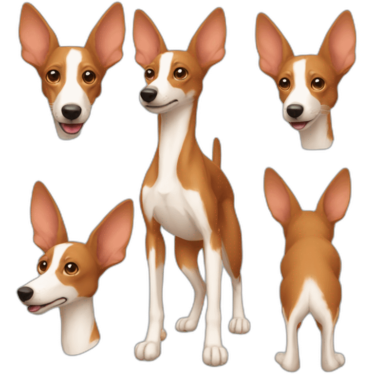 Podenco y conejo emoji