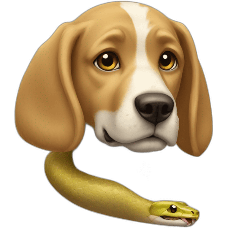 dog−snake emoji