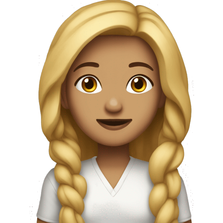 a becky wearing a coby emoji