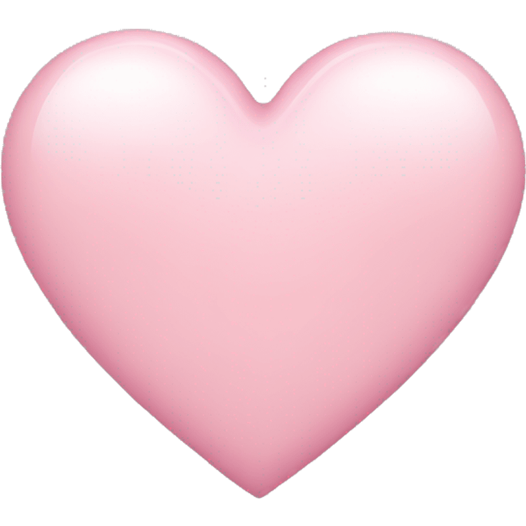 Light pink heart emoji