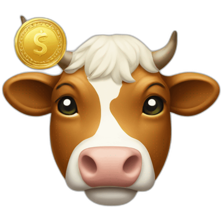 cow money and medal emoji