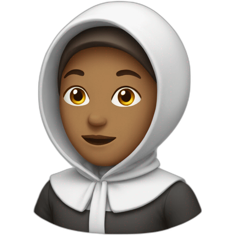 white bonnet emoji