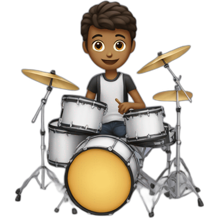 boy-playing-drums emoji